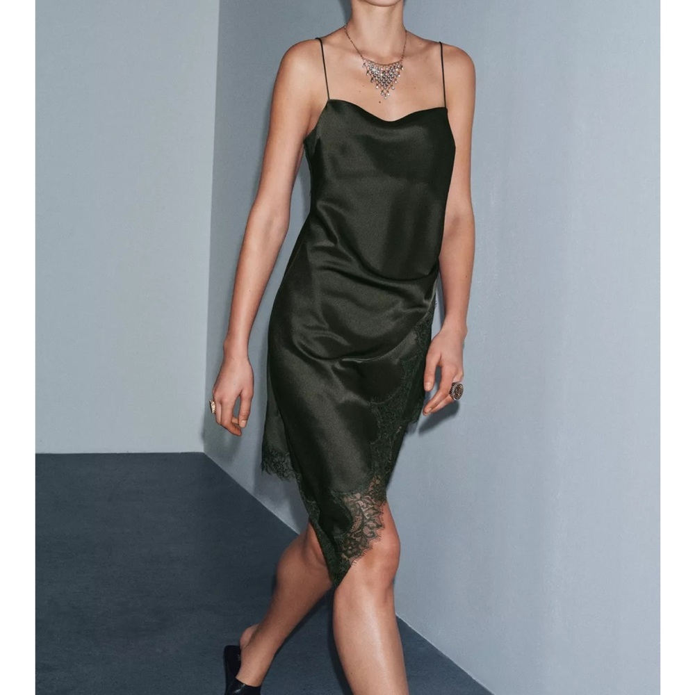 Zara Satin Lace Chemise